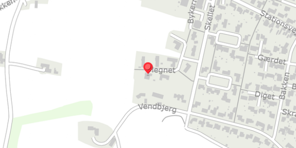 Trafikstøjkort på Hegnet 7, 7700 Thisted