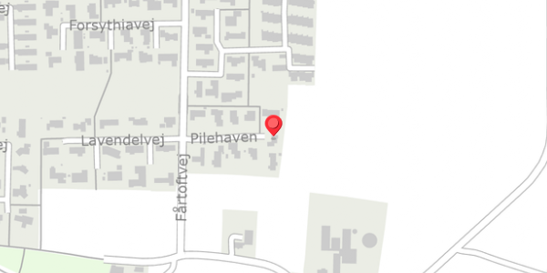 Trafikstøjkort på Pilehaven 11, 7700 Thisted