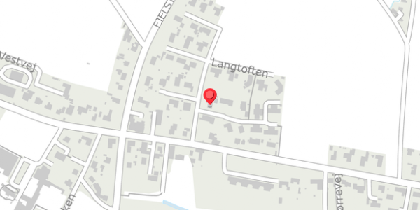 Trafikstøjkort på Langtoften 30, 6100 Haderslev