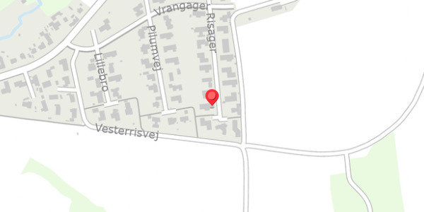Trafikstøjkort på Risager 48, 6100 Haderslev