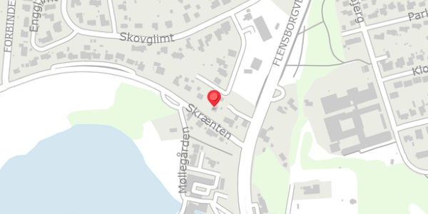 Trafikstøjkort på Flensborgvej 2D, . , 6340 Kruså