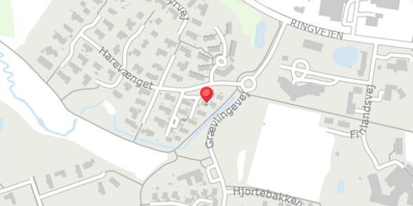 Trafikstøjkort på Harevænget 1F, . , 8450 Hammel