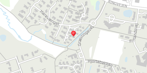 Trafikstøjkort på Harevænget 3E, . , 8450 Hammel