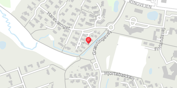 Trafikstøjkort på Harevænget 3F, 8450 Hammel