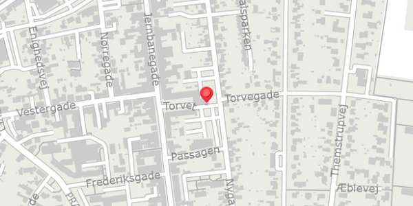 Trafikstøjkort på Torvet 9, 4690 Haslev