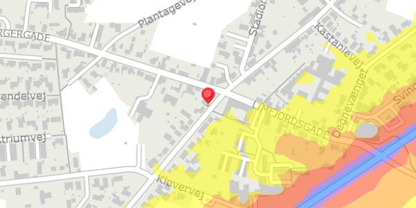 Trafikstøjkort på Algade 2, 7752 Snedsted