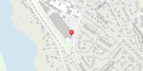 Trafikstøjkort på Isagervej 30, 8680 Ry
