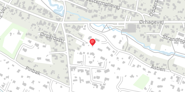 Trafikstøjkort på Åstien 8, 7700 Thisted