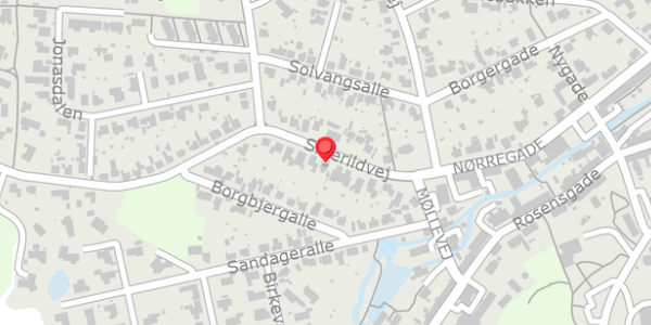Trafikstøjkort på Snærildvej 13, . , 8300 Odder