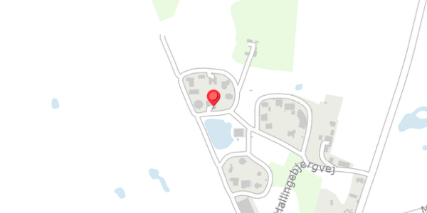 Trafikstøjkort på Hallingebjergvej 28, 4100 Ringsted