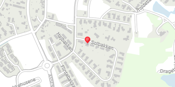 Trafikstøjkort på Solbakken 4, 5560 Aarup