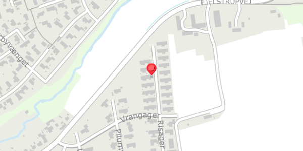 Trafikstøjkort på Risager 12, 6100 Haderslev