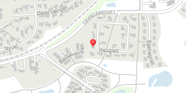Trafikstøjkort på Haugled 10, . , 7300 Jelling