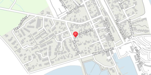 Trafikstøjkort på Grønnevej 11, . , 8300 Odder