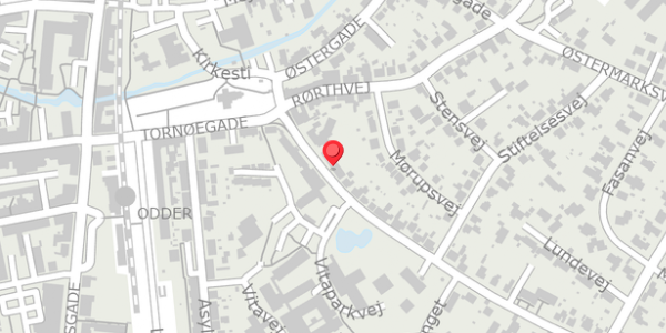 Trafikstøjkort på Randlevvej 11, 2. tv, 8300 Odder