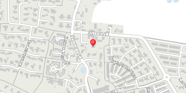 Trafikstøjkort på Astervej 13, 8471 Sabro