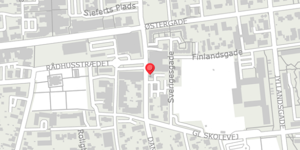 Trafikstøjkort på Danmarksgade 5B, 7430 Ikast