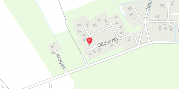 Trafikstøjkort på Oddervej 1, . , 9460 Brovst