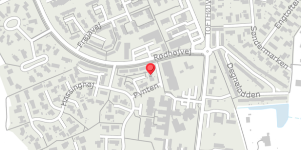 Trafikstøjkort på Pynten 21, 9280 Storvorde