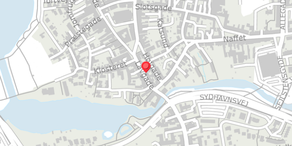 Trafikstøjkort på Lavgade 5, 6100 Haderslev