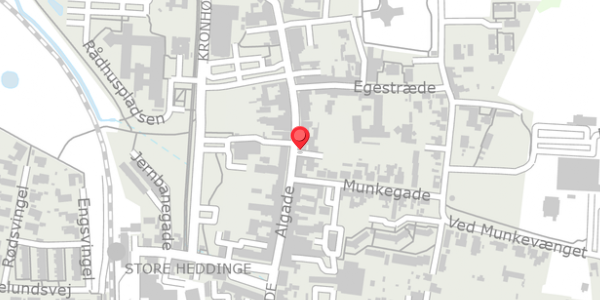 Trafikstøjkort på Algade 24, 4660 Store Heddinge