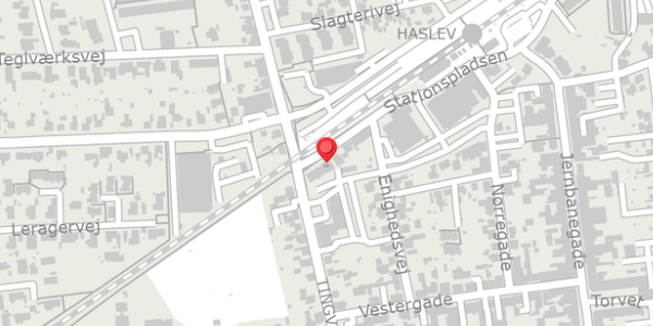 Trafikstøjkort på Stationsvej 4, 4690 Haslev