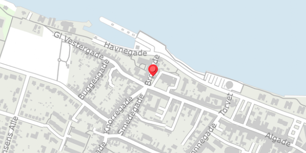 Trafikstøjkort på Brogade 11, . , 5500 Middelfart