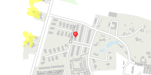 Trafikstøjkort på Cherryvej 30, 4690 Haslev