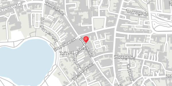 Trafikstøjkort på Bispegade 16, 6100 Haderslev