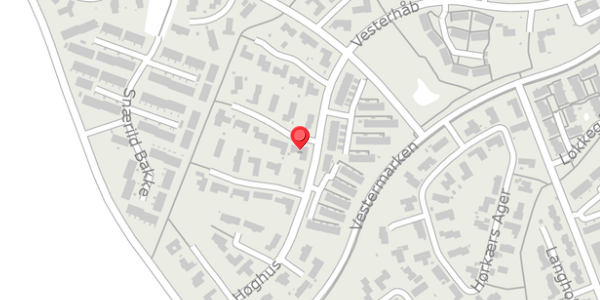 Trafikstøjkort på Høghus 38, 8300 Odder