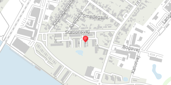 Trafikstøjkort på Stationsvej 21, 4760 Vordingborg