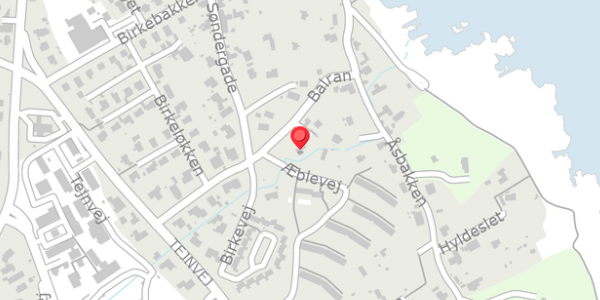 Trafikstøjkort på Balran 5A, 3770 Allinge