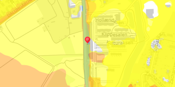 Trafikstøjkort på Dalumvej 116, . , 5250 Odense SV