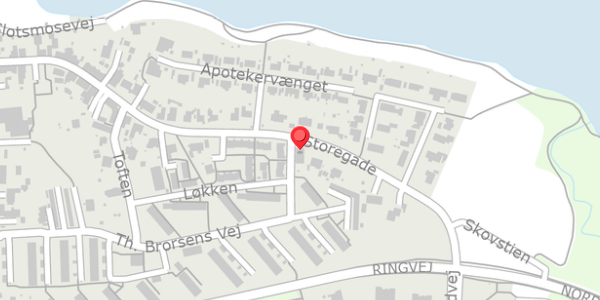 Trafikstøjkort på Storegade 82, . , 6430 Nordborg