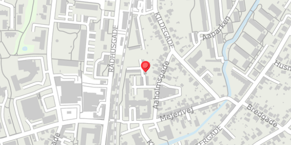 Trafikstøjkort på Aaholmsgade 3H, 8300 Odder