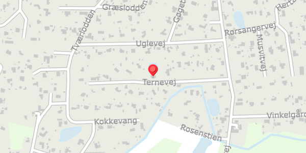 Trafikstøjkort på Ternevej 12, 4500 Nykøbing Sj