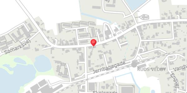 Trafikstøjkort på Rudsgade 4A, 4291 Ruds Vedby