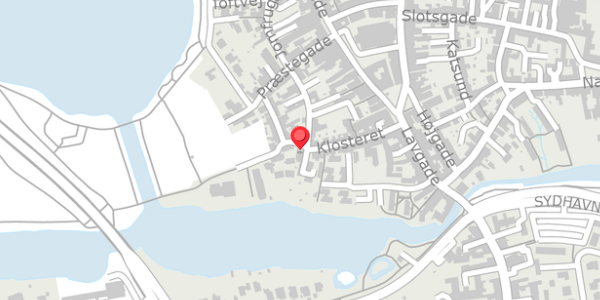 Trafikstøjkort på Klosteret 21A, . , 6100 Haderslev