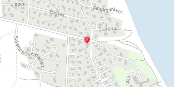 Trafikstøjkort på Strandparksvej 2, . , 8300 Odder