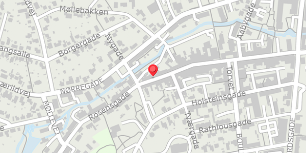 Trafikstøjkort på Rosensgade 46, 8300 Odder
