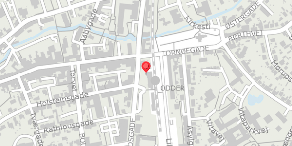 Trafikstøjkort på Banegårdsgade 3, 8300 Odder