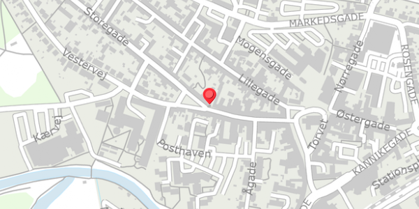 Trafikstøjkort på Storegade 18D, 8500 Grenaa