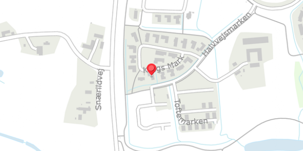 Trafikstøjkort på Krags Mark 26, 8300 Odder