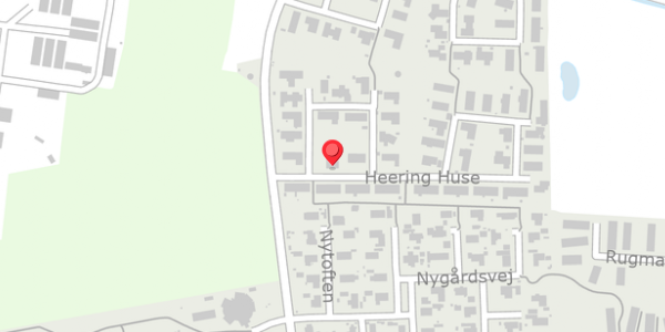 Trafikstøjkort på Heering Huse 19, 4690 Haslev