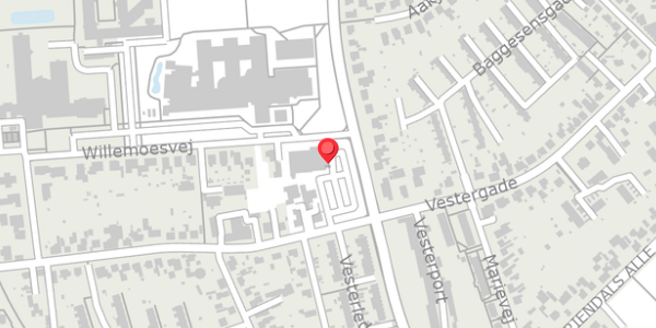 Trafikstøjkort på Marievangsvej 2, 4200 Slagelse
