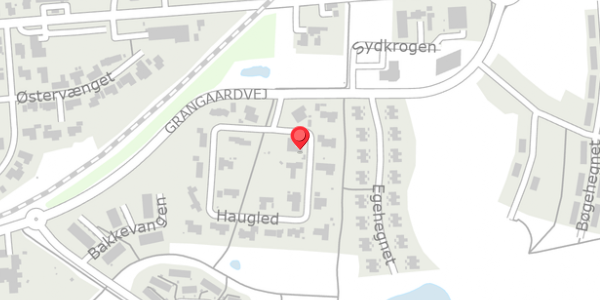 Trafikstøjkort på Haugled 13, 7300 Jelling