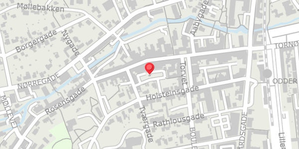 Trafikstøjkort på Dommerpladsen 18, . , 8300 Odder