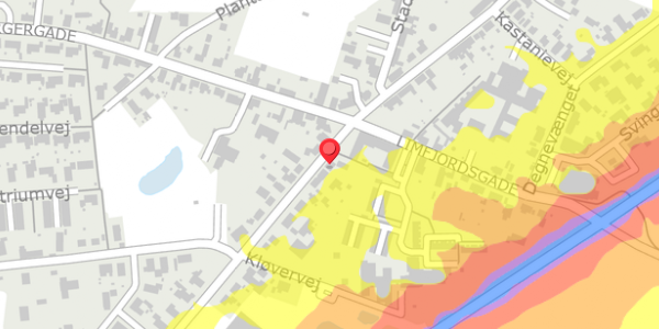 Trafikstøjkort på Algade 3A, 7752 Snedsted