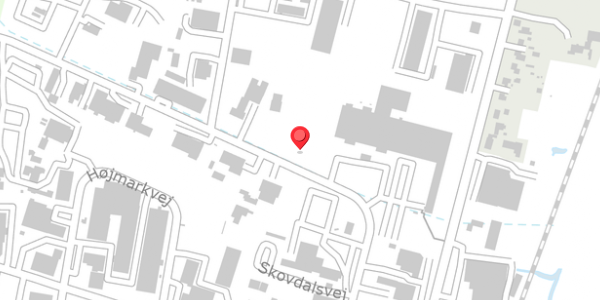 Trafikstøjkort på Skovdalsvej 6, 8300 Odder