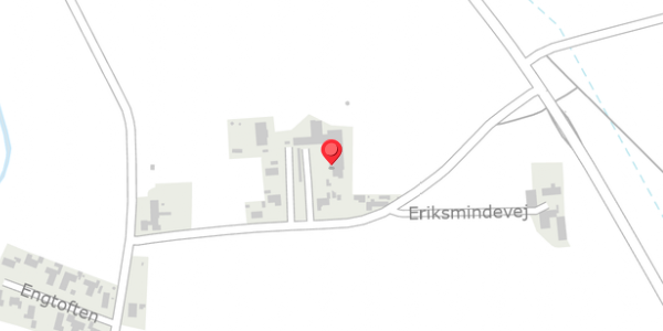 Trafikstøjkort på Eriksmindevej 13A, 8300 Odder
